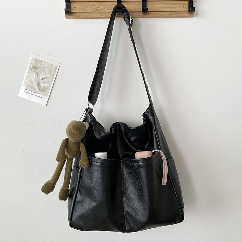 Stephanie - Sac à dos en cuir végétal souple texturé de grande capacité
