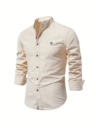 Bartosz - Hommes Chemise à manches longues | Chemise classique de loisirs en coton dans de nombreuses couleurs