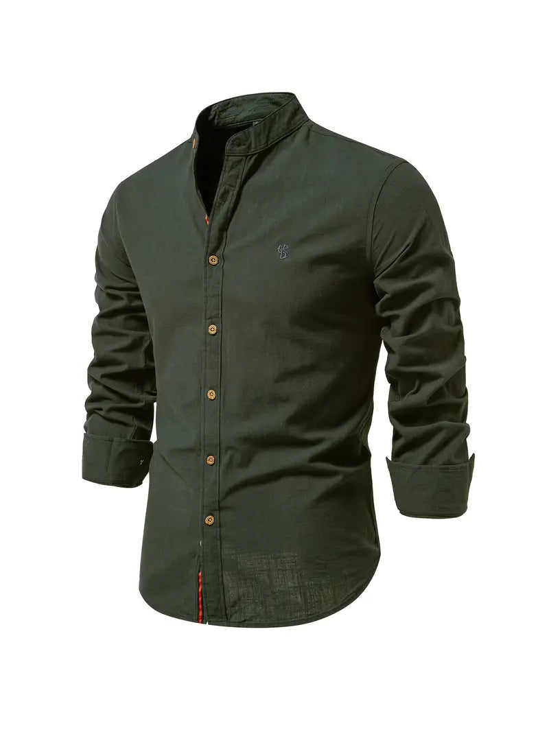 Bartosz - Hommes Chemise à manches longues | Chemise classique de loisirs en coton dans de nombreuses couleurs