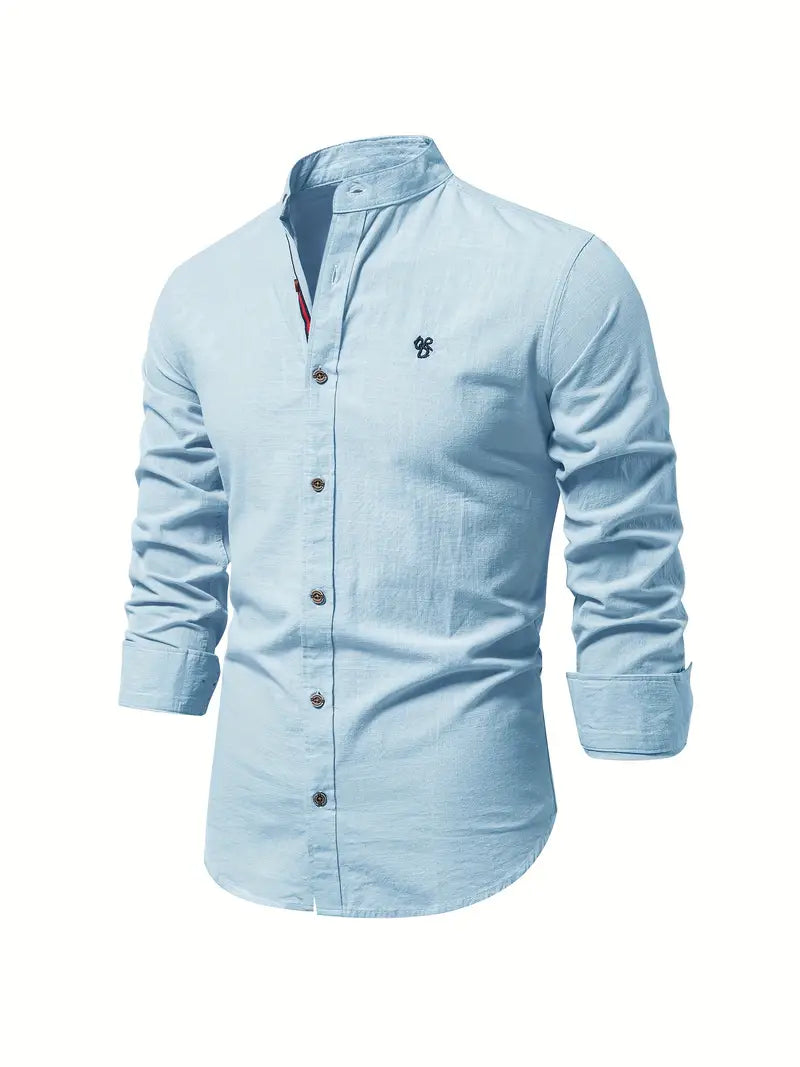 Bartosz - Hommes Chemise à manches longues | Chemise classique de loisirs en coton dans de nombreuses couleurs