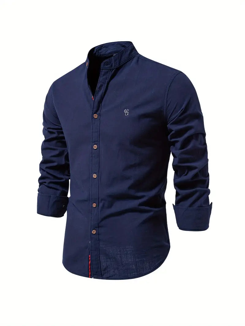 Bartosz - Hommes Chemise à manches longues | Chemise classique de loisirs en coton dans de nombreuses couleurs