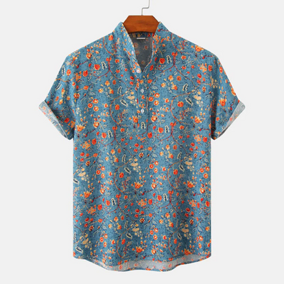Confortable chemise d'été à fleurs - Giselher