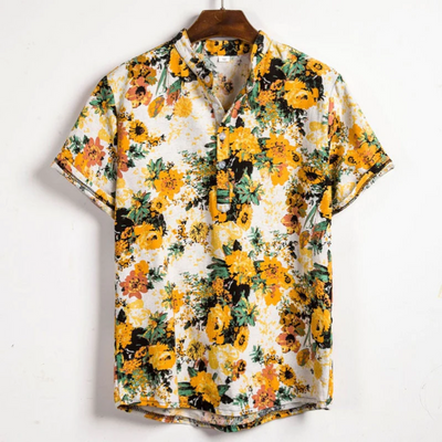Confortable chemise d'été à fleurs - Giselher