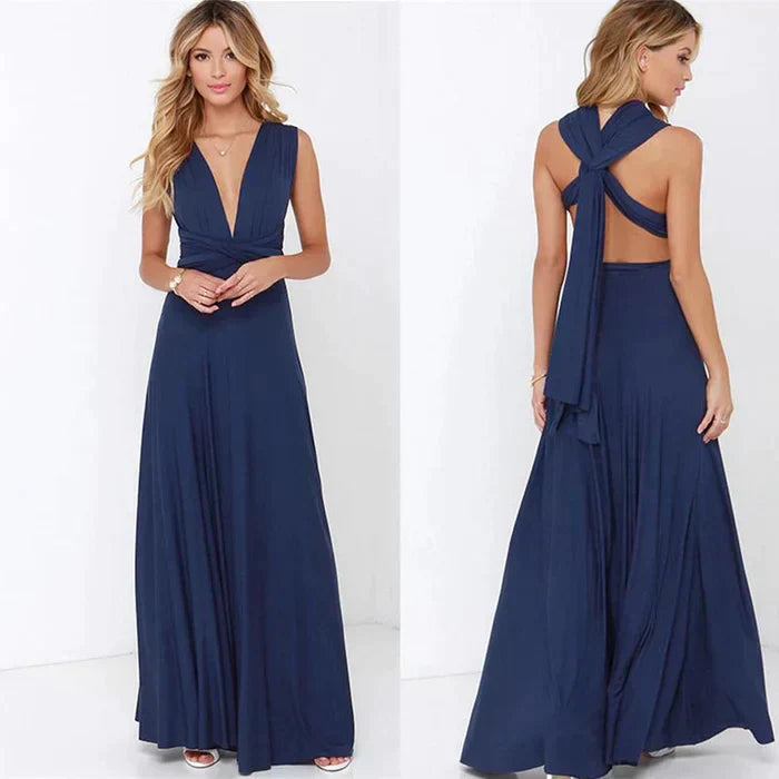 Élégante robe portefeuille avec élastique - Zara