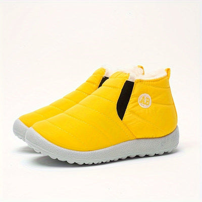 Bottines chaudes en laine polaire, antidérapantes et en peluche - Laice