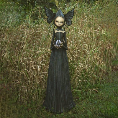 MysticWitch | Sculptures de sorcières effrayantes – Art sombre et étrange, décoration d'Halloween, décoration d'intérieur gothique