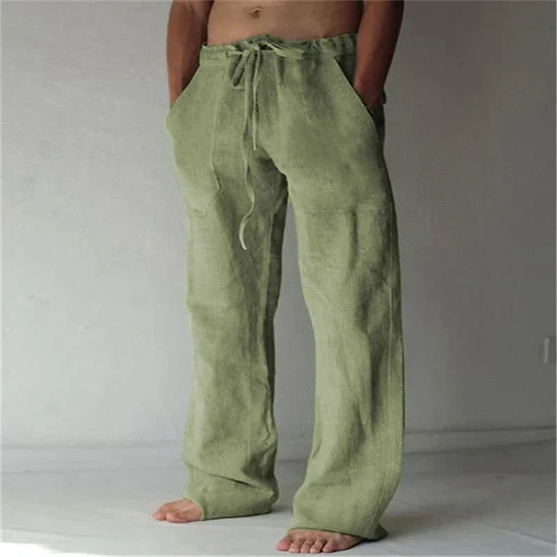 Arthur - pantalon large en lin pour homme