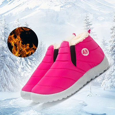 Bottines chaudes en laine polaire, antidérapantes et en peluche - Laice