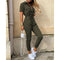 Chic Combinaison Ajustée avec Ceinture pour Femmes