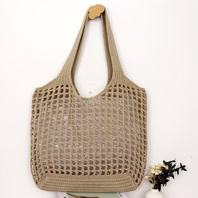 Cynthia | Sac fourre-tout tissé à la mode - parfait pour les voyages d'été
