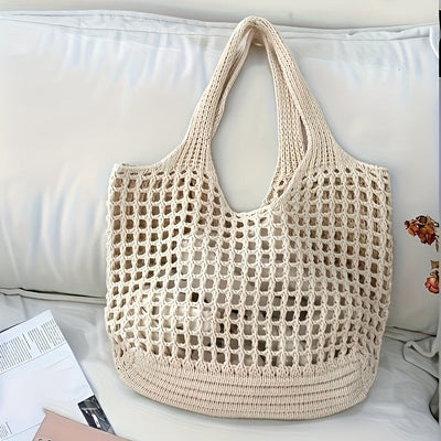 Cynthia | Sac fourre-tout tissé à la mode - parfait pour les voyages d'été