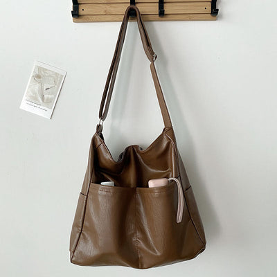 Stephanie - Sac à dos en cuir végétal souple texturé de grande capacité