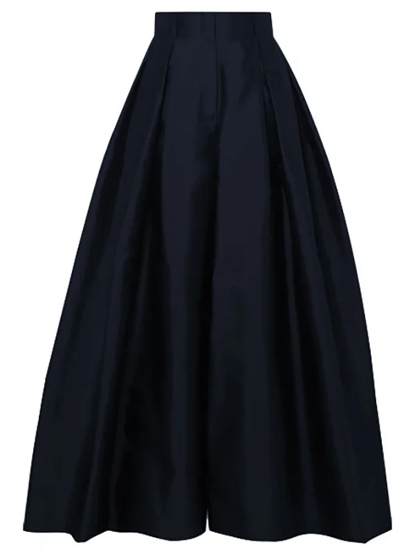 Eva - Elégant pantalon plissé à taille haute et jambe large