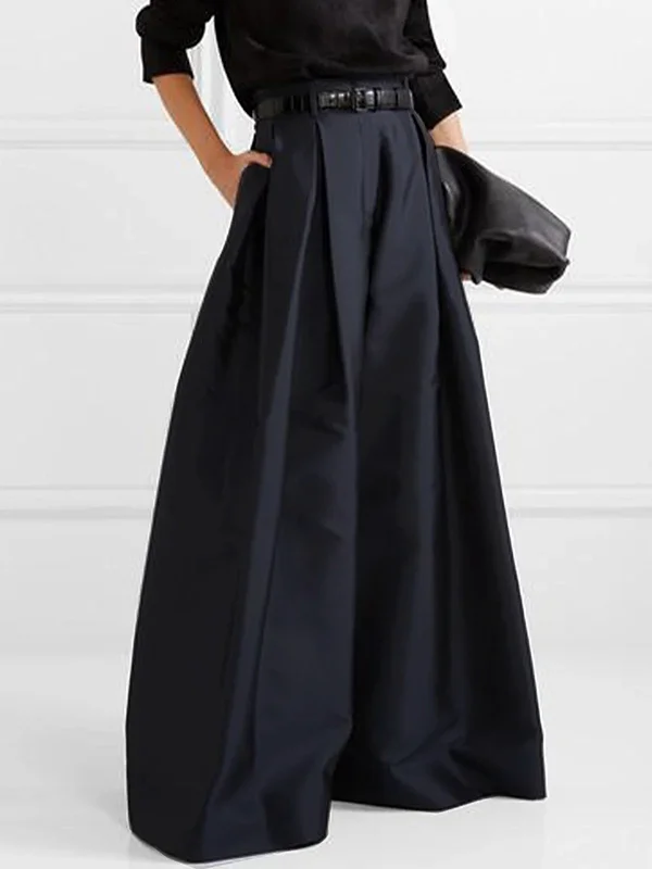 Eva - Elégant pantalon plissé à taille haute et jambe large