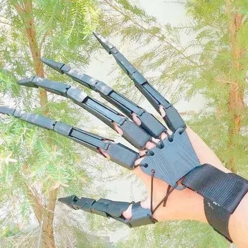 CreepaClaw - Extension de doigt mobile en 3D - accessoire de main de cosplay à griffe mobile pour Halloween