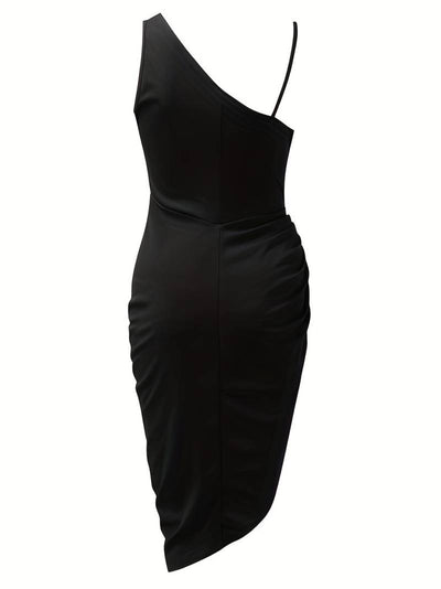Opaline - Robe asymétrique glamour et élégante, pour femmes