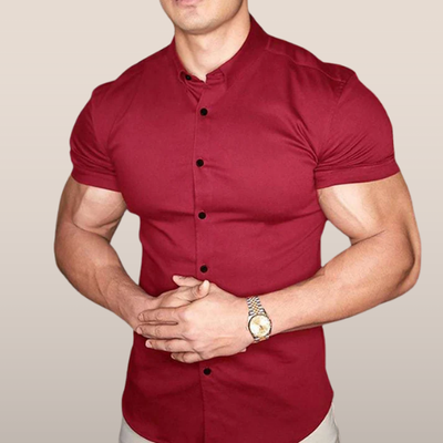 Vince - Chemise ajustée avec fermeture à boutons
