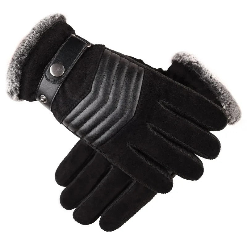 Gants en cuir décontractés pour hommes