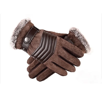 Gants en cuir décontractés pour hommes