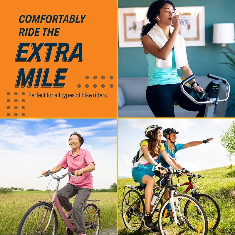 Personnes faisant du vélo et de l'exercice à vélo d'appartement, promotion de fitness, santé et bien-être, cyclisme en plein air, motivation sportive.