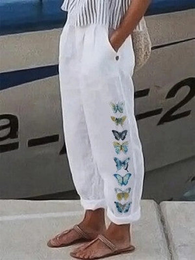 Pantalon en coton léger pour un confort décontracté au quotidien