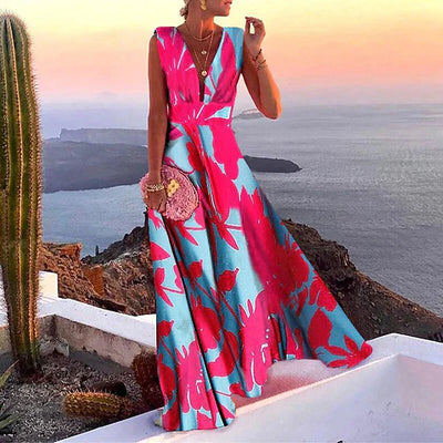 THELA - Robe de vacances pour femme