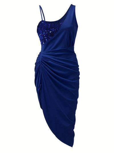 Opaline - Robe asymétrique glamour et élégante, pour femmes