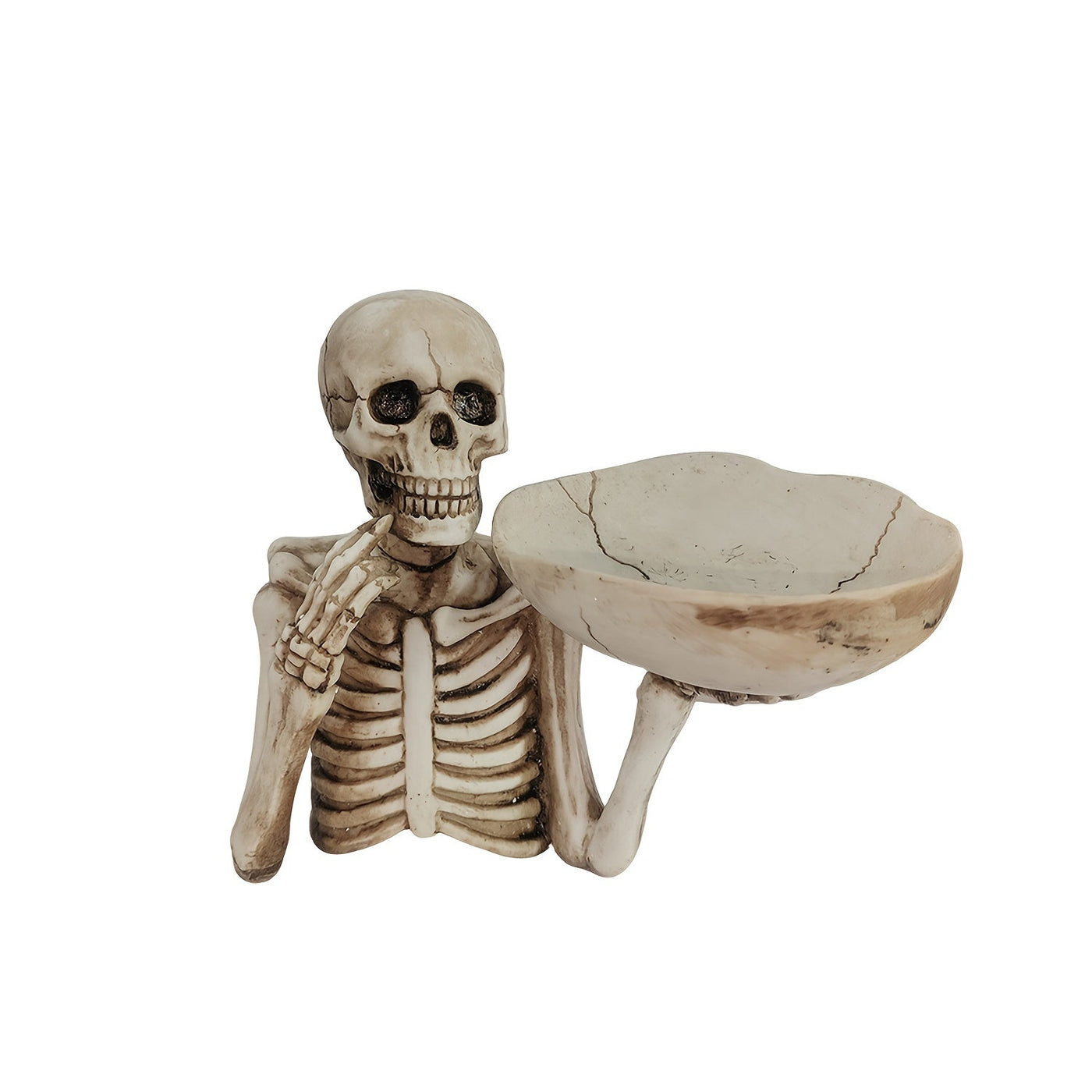 GhoulBowl | Bol à crâne en résine - Décoration gothique squelette Halloween