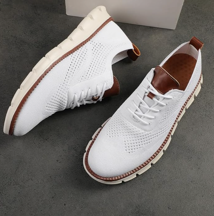 Chaussures de marche en tricot pour hommes | Légères, Chaussures de travail