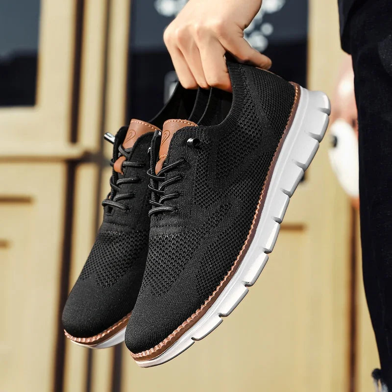 Chaussures de marche en tricot pour hommes | Légères, Chaussures de travail