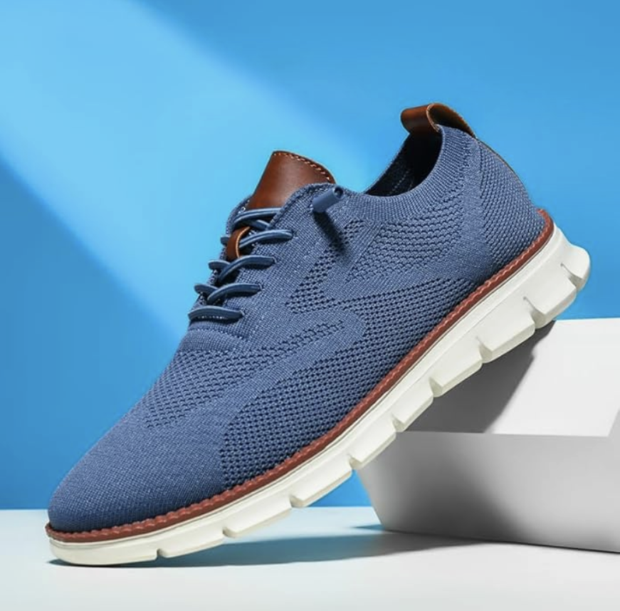Chaussures de marche en tricot pour hommes | Légères, Chaussures de travail