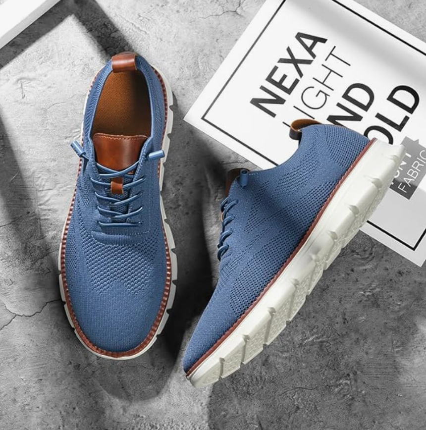 Chaussures de marche en tricot pour hommes | Légères, Chaussures de travail