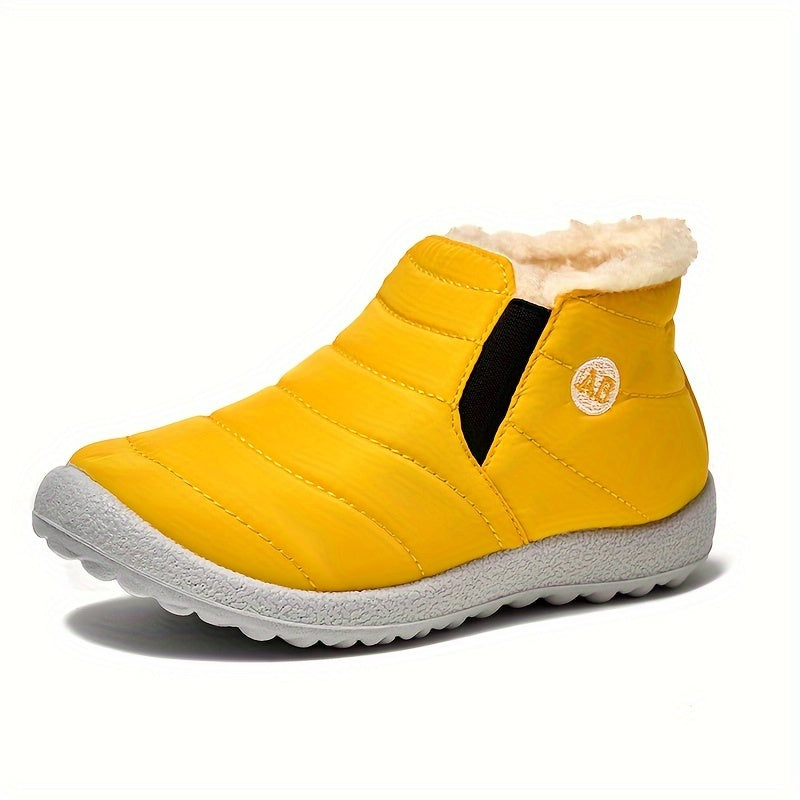 Bottines chaudes en laine polaire, antidérapantes et en peluche - Laice