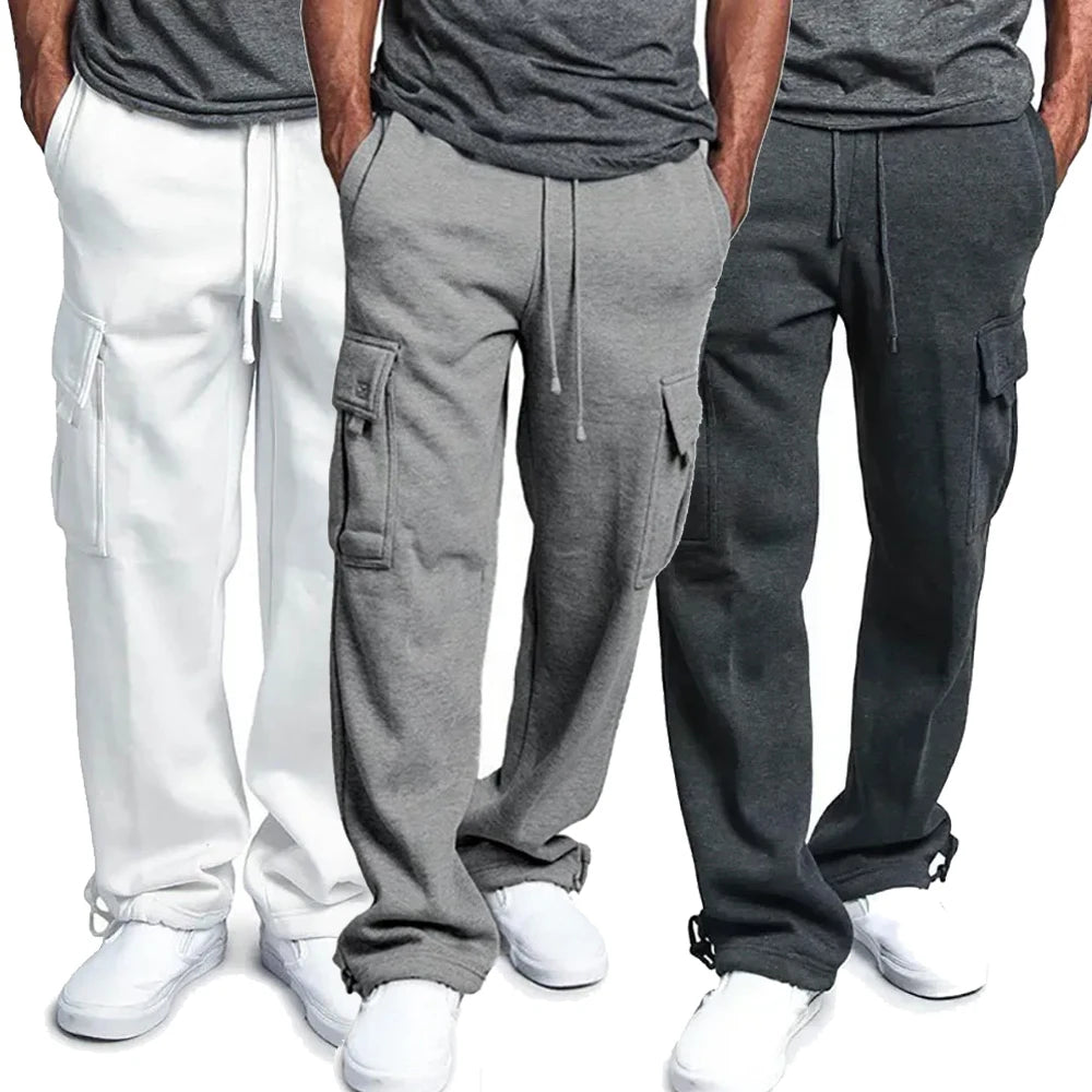 Pantalones deportivos cargo de polar Ultimate Comfort para hombre