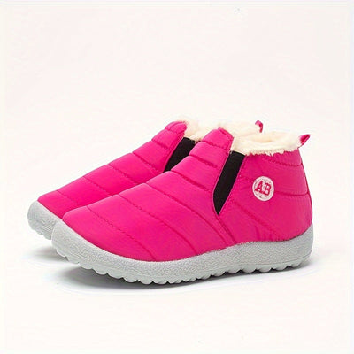 Bottines chaudes en laine polaire, antidérapantes et en peluche - Laice