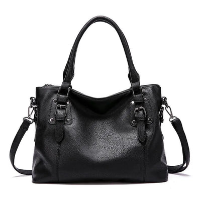 Élégant sac à bandoulière en cuir - Azure