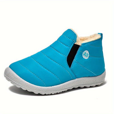 Bottines chaudes en laine polaire, antidérapantes et en peluche - Laice