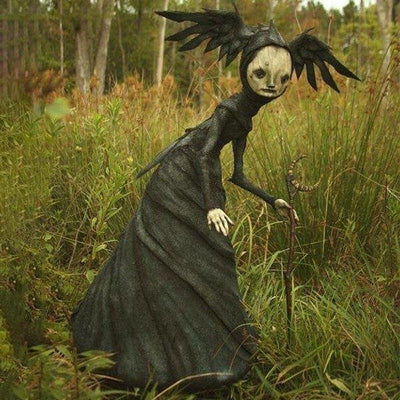 MysticWitch | Sculptures de sorcières effrayantes – Art sombre et étrange, décoration d'Halloween, décoration d'intérieur gothique