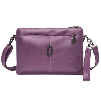 Fosh | Petit sac à bandoulière en cuir pour dames | Finition en cuir de haute qualité