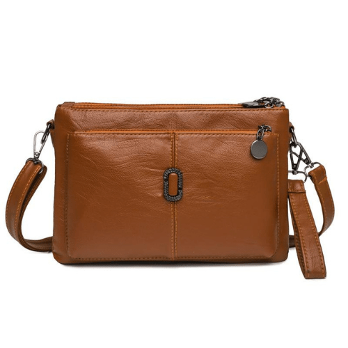 Fosh | Petit sac à bandoulière en cuir pour dames | Finition en cuir de haute qualité