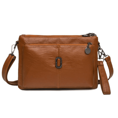 Fosh | Petit sac à bandoulière en cuir pour dames | Finition en cuir de haute qualité
