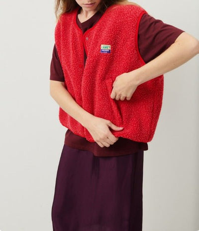 Gilet Femme Sans Manches – Boutonné, Doux et Confortable