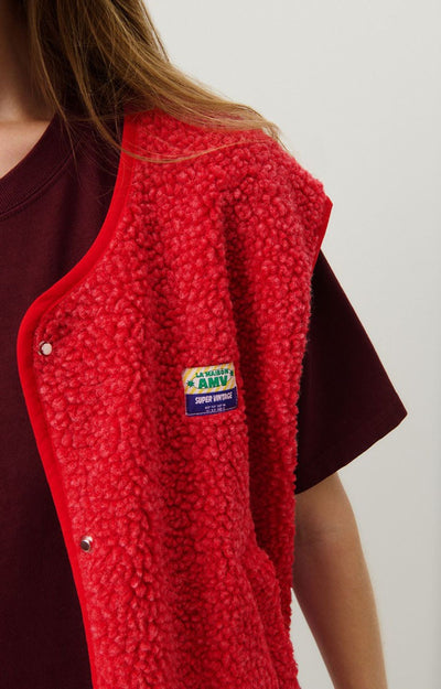 Gilet Femme Sans Manches – Boutonné, Doux et Confortable