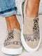 Geneva | Scarpe in tela con motivo animalier