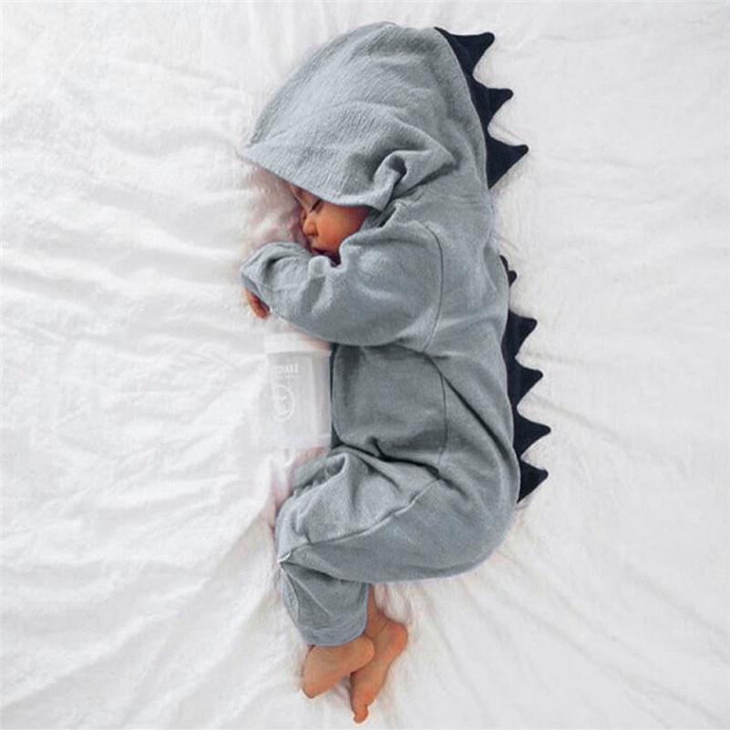 Baby Cotton Dinosaur Romper Set