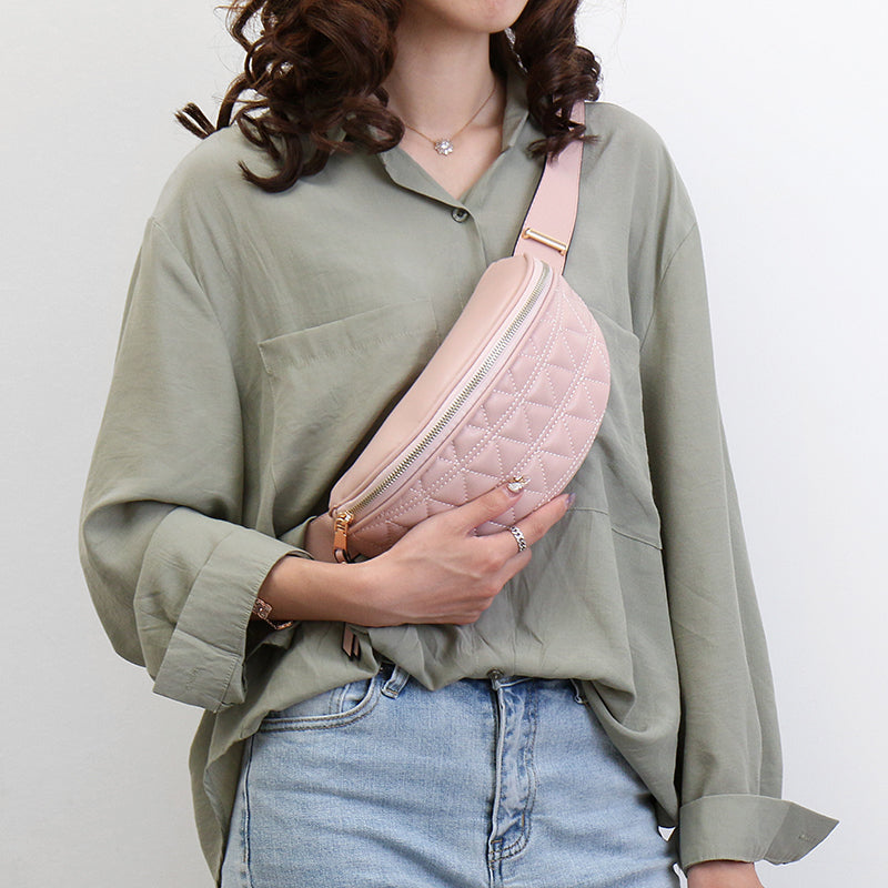 Hazel Hip bag med ternet print | Robust og praktisk