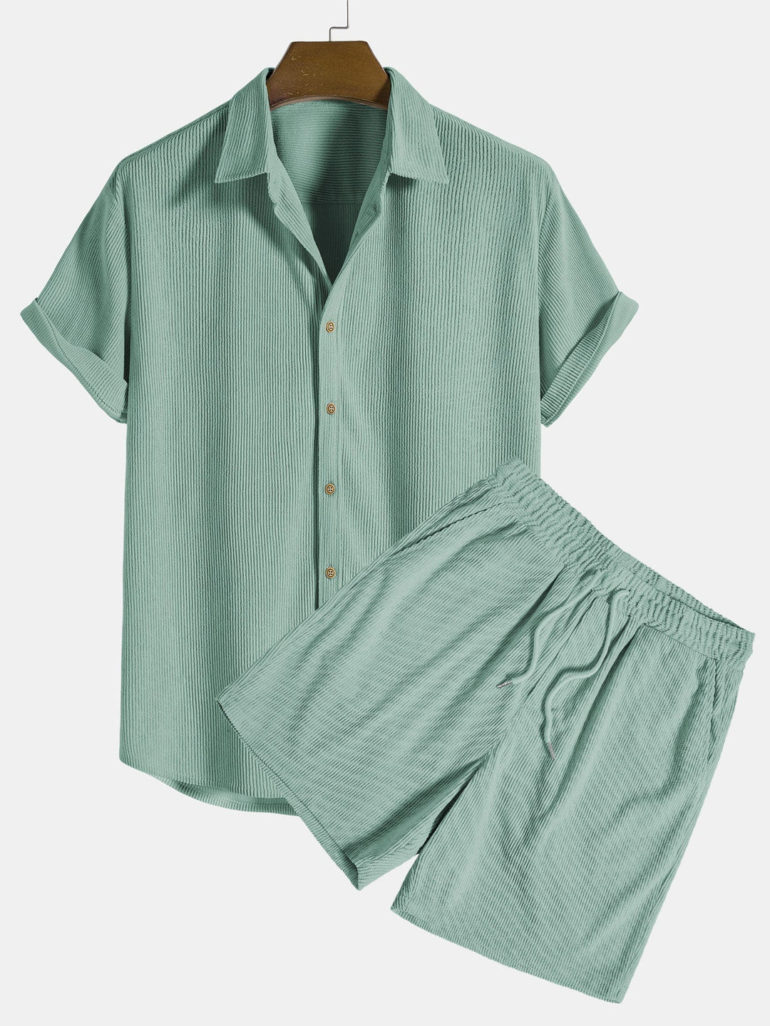 Ensemble d'été short et chemise pour hommes - Fridolin