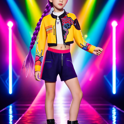 Kpop Hunter costum de Halloween pentru copii