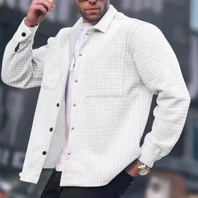 Veste chemise à boutons matelassés | Idéal pour les journées décontractées