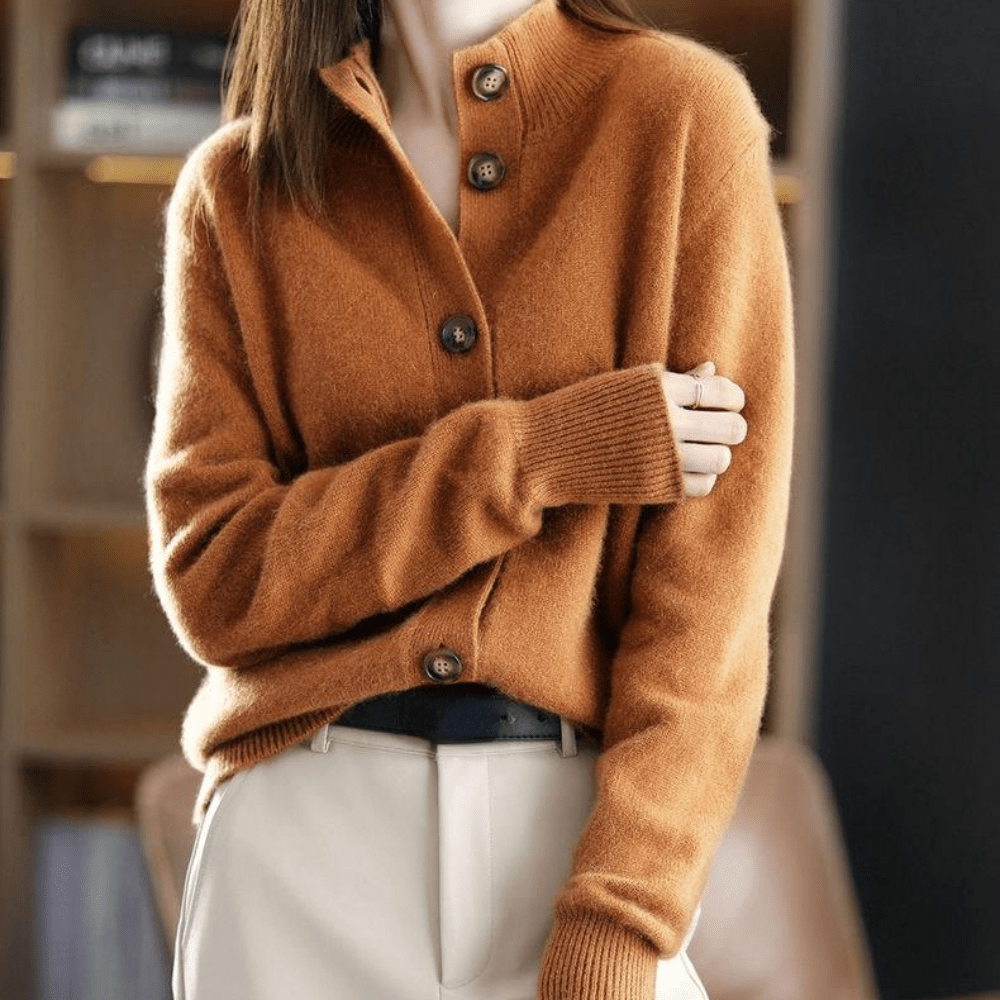Annie | Strick Cardigan i kashmir